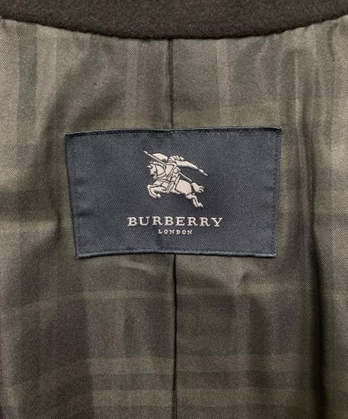 BURBERRY LONDON（バーバリーロンドン）BURBERRY LONDON (バーバリーロンドン) カシミヤ混ステンカラーコート ネイビー サイズ:表記なしの古着・服飾アイテム