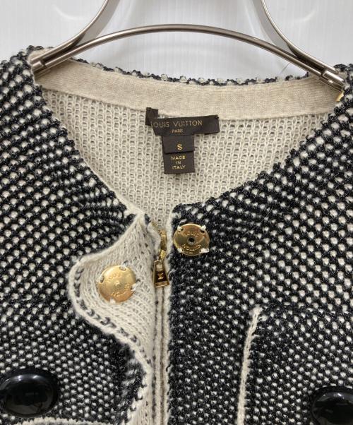 LOUIS VUITTON（ルイ ヴィトン）LOUIS VUITTON (ルイ ヴィトン) ノーカラージャケット グレー サイズ:Sの古着・服飾アイテム