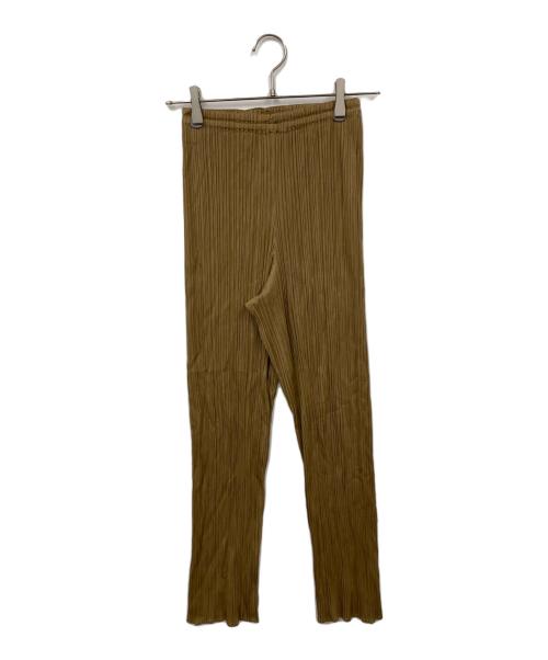 PLEATS PLEASE（プリーツプリーズ）PLEATS PLEASE (プリーツプリーズ) プリーツパンツ ベージュ サイズ:2の古着・服飾アイテム