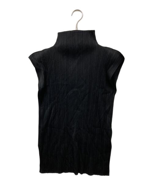 PLEATS PLEASE（プリーツプリーズ）PLEATS PLEASE (プリーツプリーズ) プリーツブラウス ブラック サイズ:3の古着・服飾アイテム
