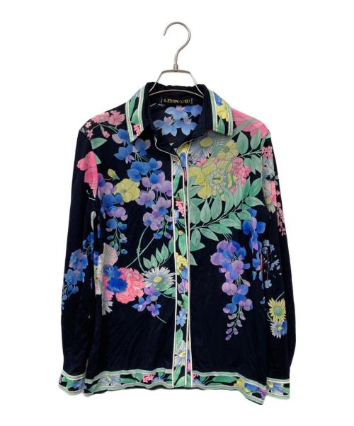 LEONARD（レオナール）LEONARD (レオナール) 花柄シャツ ネイビー サイズ:不明の古着・服飾アイテム