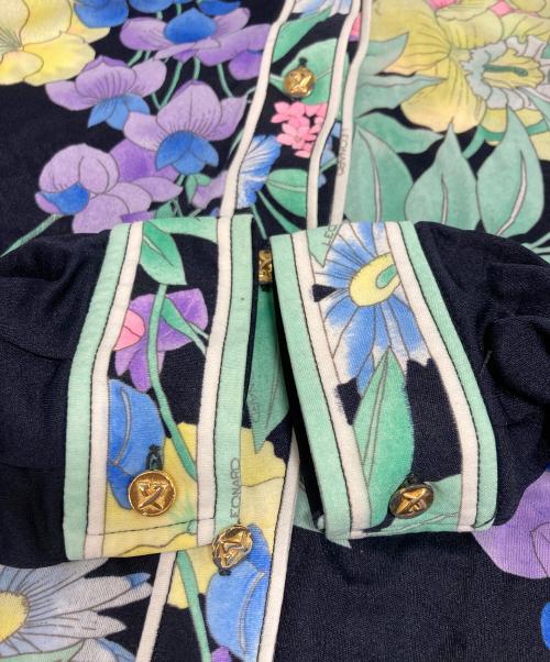 LEONARD（レオナール）LEONARD (レオナール) 花柄シャツ ネイビー サイズ:不明の古着・服飾アイテム