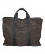 HERMESエルメス）の古着「エールライントートバッグ」｜グレー