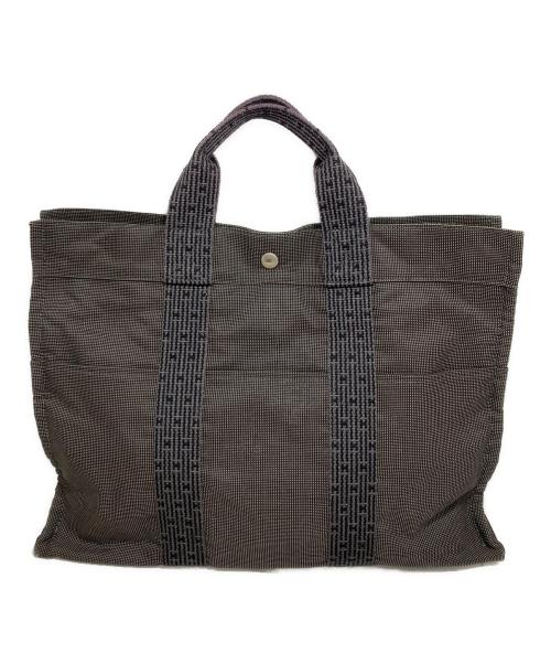 HERMES（エルメス）HERMES (エルメス) エールライントートバッグ グレーの古着・服飾アイテム