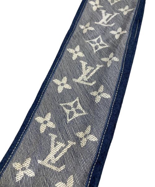 LOUIS VUITTON（ルイ ヴィトン）LOUIS VUITTON (ルイ ヴィトン) バンドー デニム ツイリー ネイビーの古着・服飾アイテム