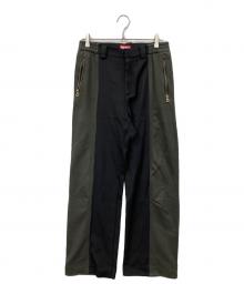 DIESEL（ディーゼル）の古着「切替パンツ」｜ブラック
