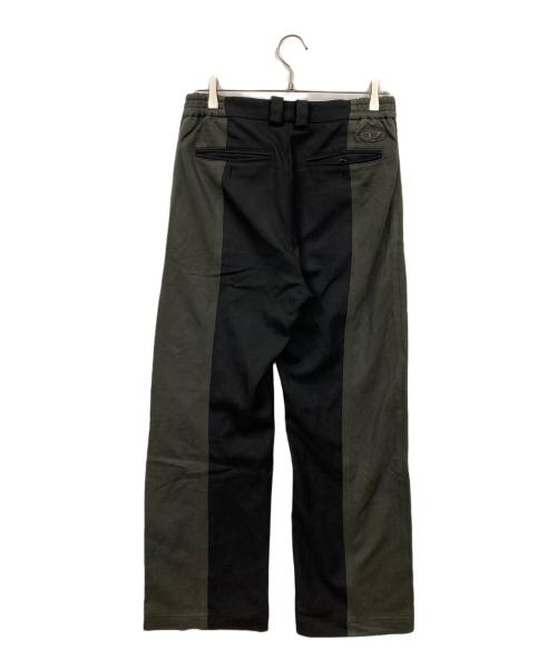 DIESEL（ディーゼル）DIESEL (ディーゼル) 切替パンツ ブラック サイズ:SIZE46の古着・服飾アイテム