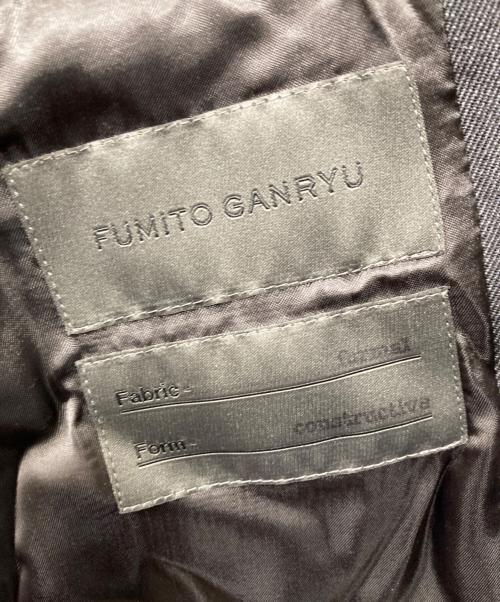 FUMITO GANRYU（フミトガンリュウ）FUMITO GANRYU (フミトガンリュウ) メタルボタン ウールブレザージャケット グレー サイズ:3の古着・服飾アイテム