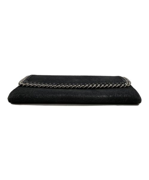 STELLA McCARTNEY（ステラマッカートニー）STELLA McCARTNEY (ステラマッカートニー) ファラベラ コンチネンタルウォレット ブラックの古着・服飾アイテム