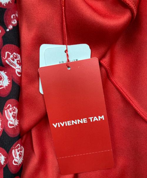 VIVIENNE TAM（ヴィヴィアンタム）VIVIENNE TAM (ヴィヴィアンタム) ドラゴンマンダラプリント スカート レッド サイズ:40 未使用品の古着・服飾アイテム
