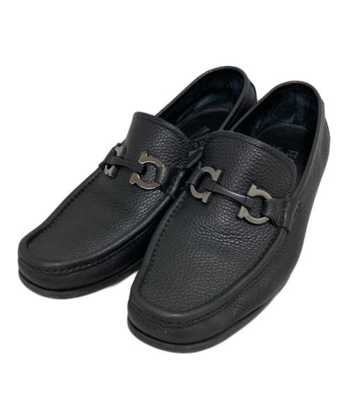 Salvatore Ferragamo（サルヴァトーレ フェラガモ）Salvatore Ferragamo (サルヴァトーレ フェラガモ) ローファー ブラック サイズ:7　1/2の古着・服飾アイテム