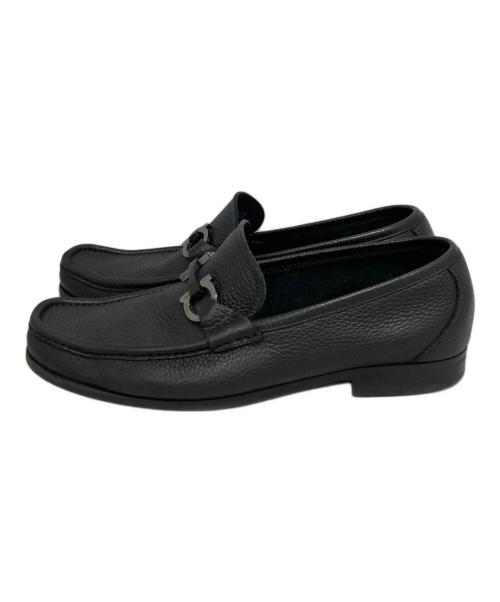 Salvatore Ferragamo（サルヴァトーレ フェラガモ）Salvatore Ferragamo (サルヴァトーレ フェラガモ) ローファー ブラック サイズ:7　1/2の古着・服飾アイテム