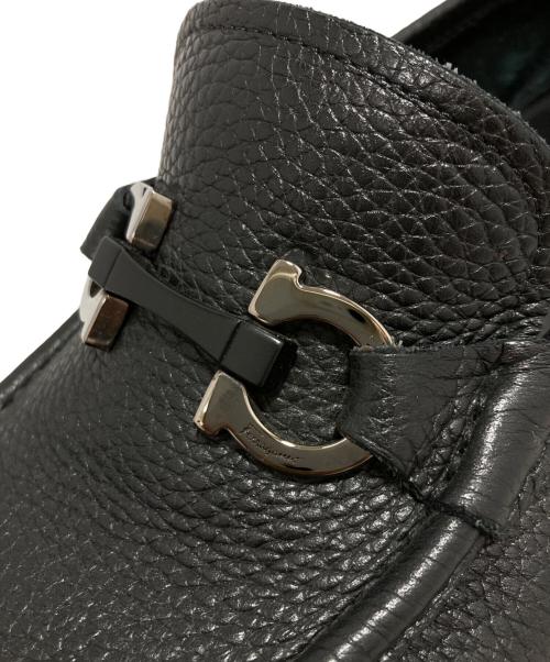 Salvatore Ferragamo（サルヴァトーレ フェラガモ）Salvatore Ferragamo (サルヴァトーレ フェラガモ) ローファー ブラック サイズ:7　1/2の古着・服飾アイテム