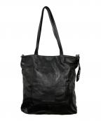 DIESELディーゼル）の古着「レザートートバッグ」｜ブラック