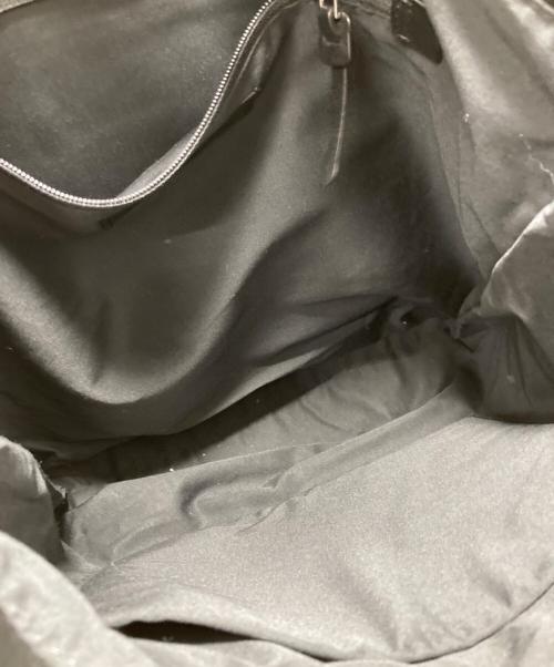 DIESEL（ディーゼル）DIESEL (ディーゼル) レザートートバッグ ブラックの古着・服飾アイテム