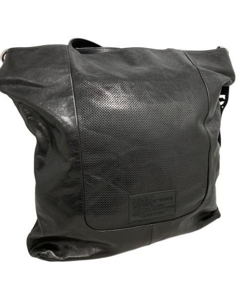 DIESEL（ディーゼル）DIESEL (ディーゼル) レザートートバッグ ブラックの古着・服飾アイテム