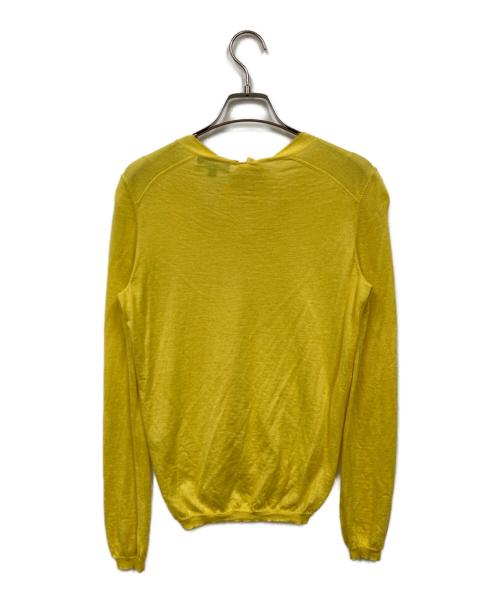 DRAWER（ドゥロワー）Drawer (ドゥロワー) カシミヤシルクニット イエロー サイズ:1の古着・服飾アイテム