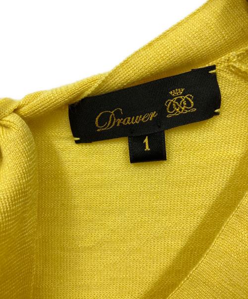 DRAWER（ドゥロワー）Drawer (ドゥロワー) カシミヤシルクニット イエロー サイズ:1の古着・服飾アイテム