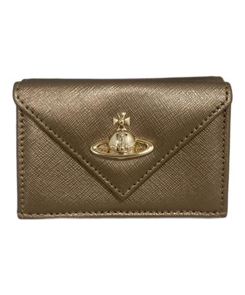 Vivienne Westwood（ヴィヴィアンウエストウッド）Vivienne Westwood (ヴィヴィアンウエストウッド) 3つ折り財布 ブラウンの古着・服飾アイテム