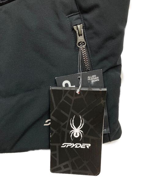 SPYDER（スパイダー）SPYDER (スパイダー) ダウンベスト ブラック サイズ:S 未使用品の古着・服飾アイテム