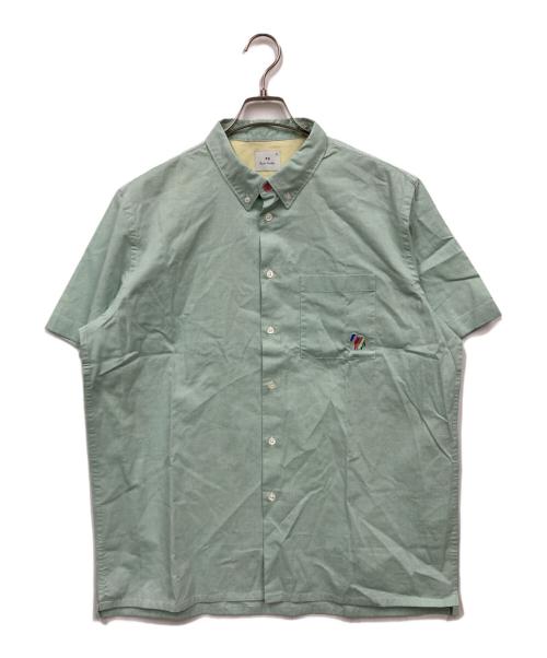PS Paul Smith（ＰＳポールスミス）PS Paul Smith (ＰＳポールスミス) 半袖シャツ スカイブルー サイズ:XLの古着・服飾アイテム