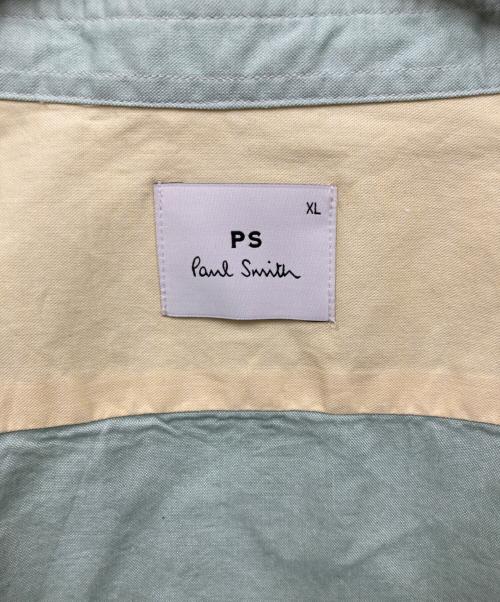 PS Paul Smith（ＰＳポールスミス）PS Paul Smith (ＰＳポールスミス) 半袖シャツ スカイブルー サイズ:XLの古着・服飾アイテム
