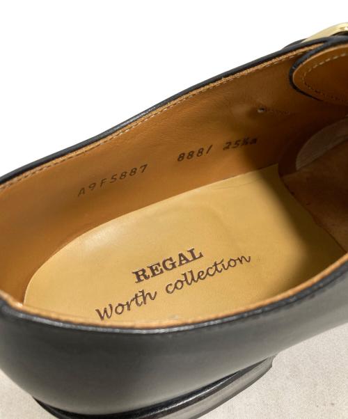 REGAL worth collection（リーガルワースコレクション）REGAL worth collection (リーガルワースコレクション) モックストラップシューズ ブラック サイズ:25 1/2の古着・服飾アイテム