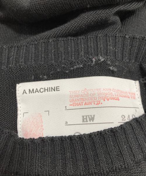 A MACHINE（エーマシン）A MACHINE (エーマシン) 26-S/FT Sweater/Football ブラック サイズ:2の古着・服飾アイテム