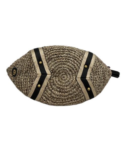 VIOLAd'ORO（ヴィオラドーロ）VIOLAd'ORO (ヴィオラドーロ) カゴバッグ ベージュ 未使用品の古着・服飾アイテム