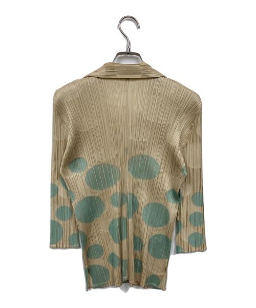 PLEATS PLEASE（プリーツプリーズ）PLEATS PLEASE (プリーツプリーズ) カーディガン イエロー サイズ:3の古着・服飾アイテム