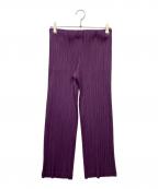 PLEATS PLEASEプリーツプリーズ）の古着「パンツ」｜パープル
