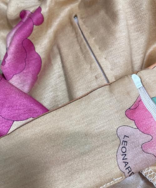 LEONARD（レオナール）LEONARD (レオナール) 半袖ブラウス イエロー サイズ:Mの古着・服飾アイテム