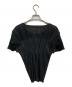PLEATS PLEASE (プリーツプリーズ) 半袖カットソー ブラック サイズ:3：15000円