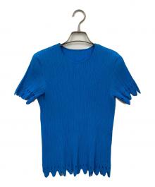 PLEATS PLEASE（プリーツプリーズ）の古着「Tシャツ」｜スカイブルー