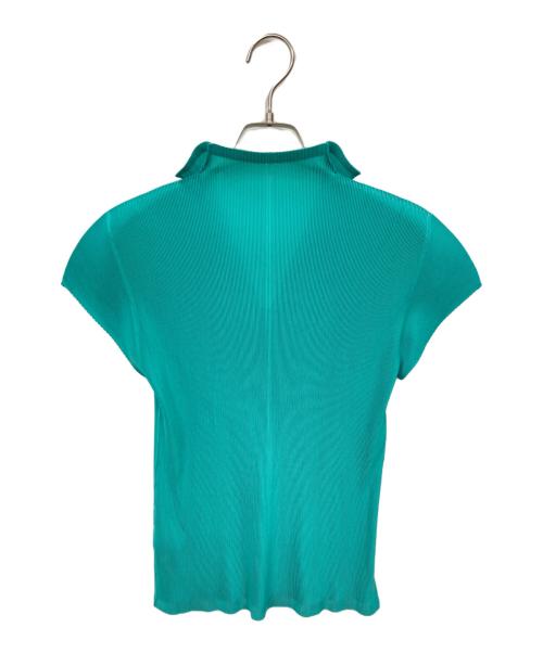 PLEATS PLEASE（プリーツプリーズ）PLEATS PLEASE (プリーツプリーズ) Tシャツ グリーン サイズ:3の古着・服飾アイテム