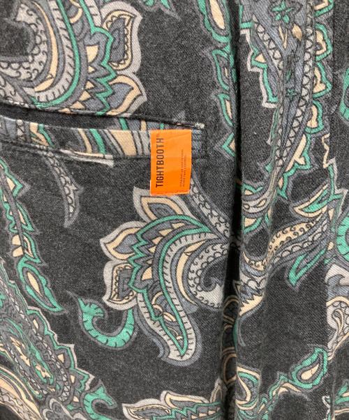 TIGHTBOOTH PRODUCTION（タイトブースプロダクション）TIGHTBOOTH PRODUCTION (タイトブースプロダクション) ペイズリーバルーンパンツ ブラック サイズ:XLの古着・服飾アイテム