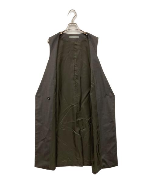 theory luxe（セオリーリュクス）theory luxe (セオリーリュクス) Express Salind ロングジレ ブラウン サイズ:38の古着・服飾アイテム