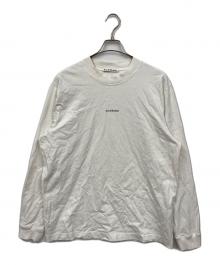 Acne studios（アクネ ストゥディオズ）の古着「ロングスリーブカットソー」｜ホワイト