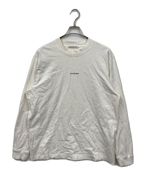 Acne studios（アクネ ストゥディオズ）ACNE STUDIOS (アクネ ストゥディオズ) ロングスリーブカットソー ホワイト サイズ:Mの古着・服飾アイテム