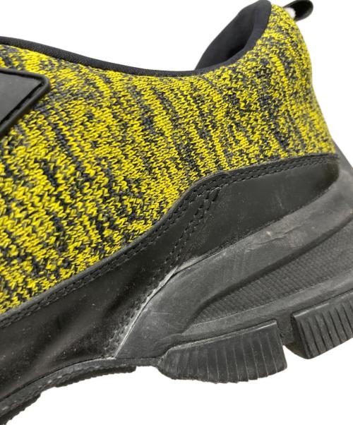 PRADA（プラダ）PRADA (プラダ) ローカットスニーカー イエロー サイズ:8の古着・服飾アイテム