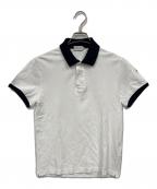 MONCLERモンクレール）の古着「ポロシャツ」｜ホワイト