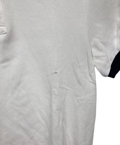 MONCLER（モンクレール）MONCLER (モンクレール) ポロシャツ ホワイト サイズ:Ｓの古着・服飾アイテム