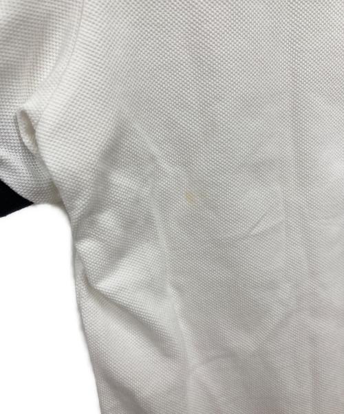 MONCLER（モンクレール）MONCLER (モンクレール) ポロシャツ ホワイト サイズ:Ｓの古着・服飾アイテム