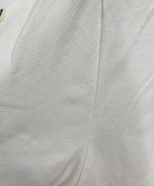 MONCLER（モンクレール）MONCLER (モンクレール) ポロシャツ ホワイト サイズ:Ｓの古着・服飾アイテム