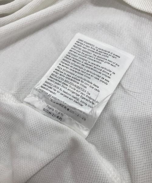 MONCLER（モンクレール）MONCLER (モンクレール) ポロシャツ ホワイト サイズ:Ｓの古着・服飾アイテム