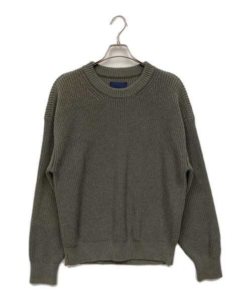 RAINMAKER（レインメーカー）RAINMAKER (レインメーカー) 紙ニットクルーネックセーター グレー サイズ:4の古着・服飾アイテム