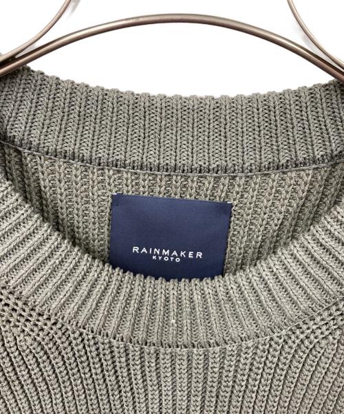 RAINMAKER（レインメーカー）RAINMAKER (レインメーカー) 紙ニットクルーネックセーター グレー サイズ:4の古着・服飾アイテム
