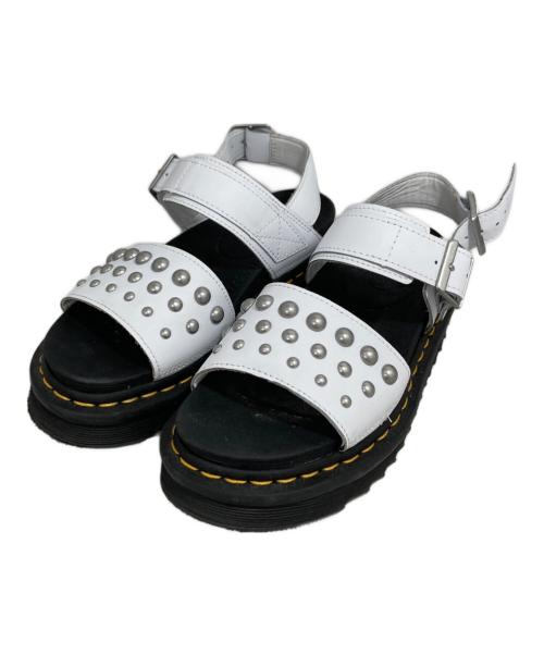 Dr.Martens（ドクターマーチン）Dr.Martens (ドクターマーチン) VOSS STUD ホワイト サイズ:UK4の古着・服飾アイテム