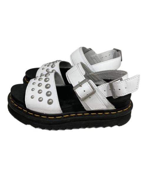 Dr.Martens（ドクターマーチン）Dr.Martens (ドクターマーチン) VOSS STUD ホワイト サイズ:UK4の古着・服飾アイテム