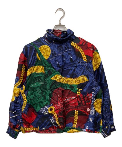 CELINE（セリーヌ）CELINE (セリーヌ) シルクブラウス スカイブルー サイズ:38の古着・服飾アイテム